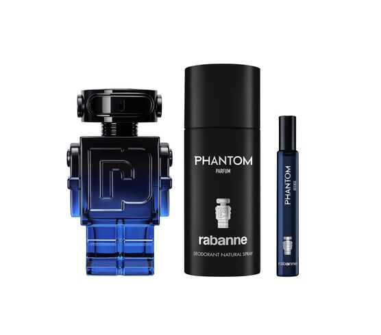 Kit Coffret Rabanne Phantom Masculino Eau de Parfum Intense